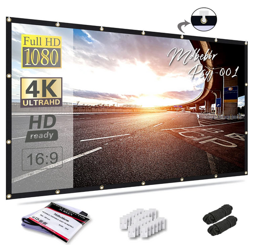 + Projector Screen (120 inch)
